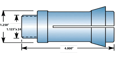 20C Collet 1/8 Round